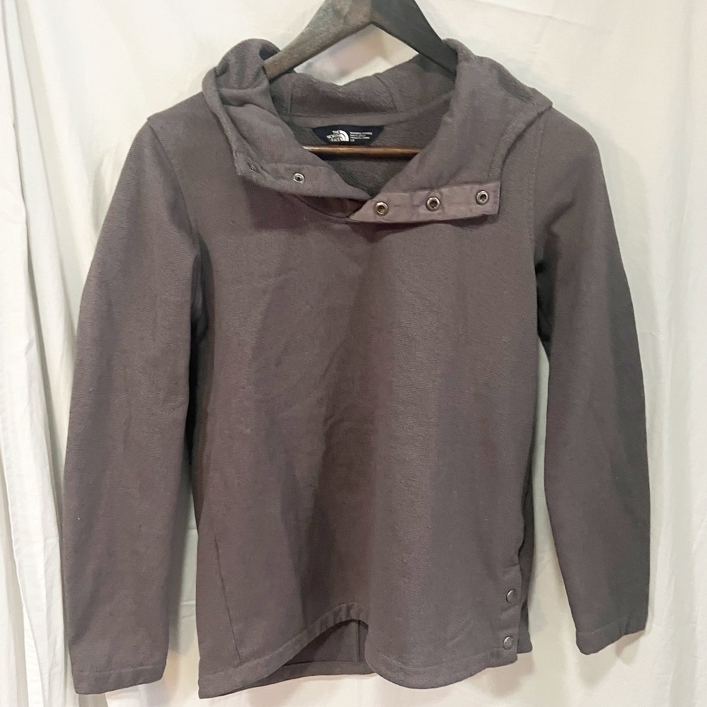 The North Face Knit Stitch Fleece Pullover Hoodie Womens Size Small Gorpcore